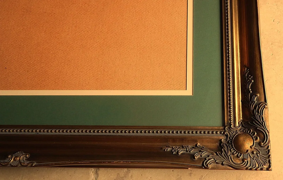 Large Vintage Ornate Gilt Wood Frame - Image 4