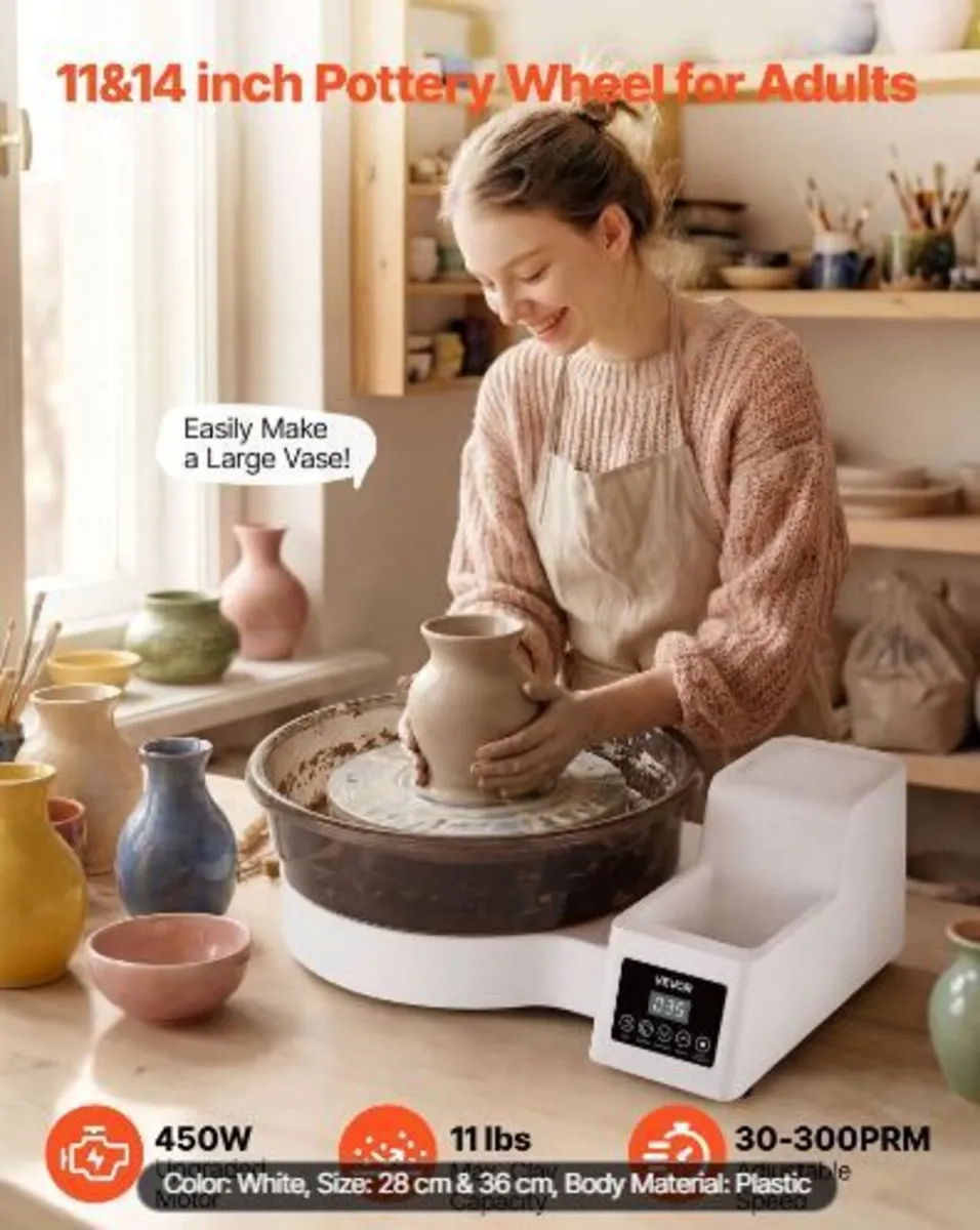 Pottery Wheel for Adults, 36 and 28 cm - Image 2