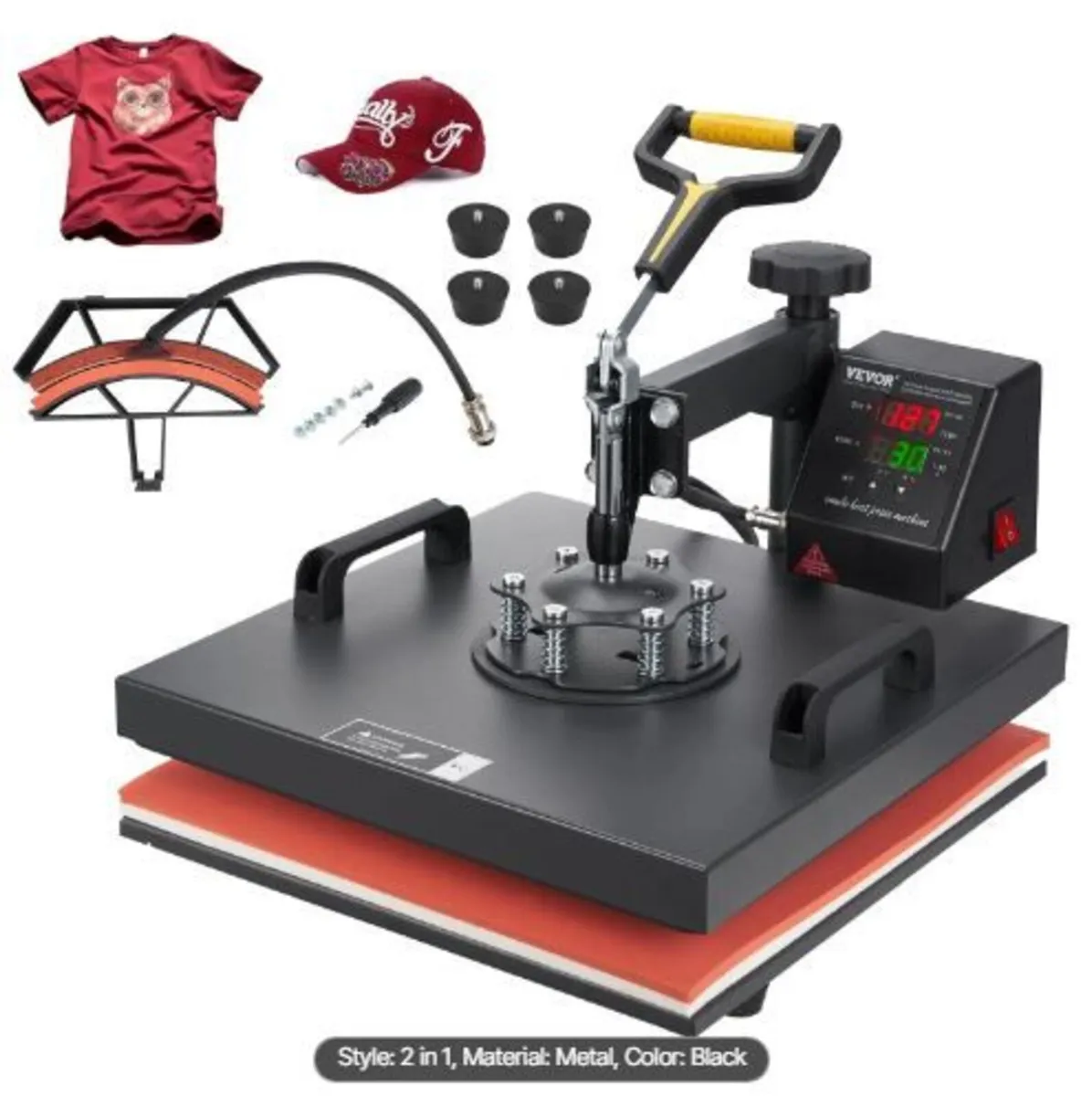 Heat Press Machine, 15x15inch / 38x38cm - Image 1