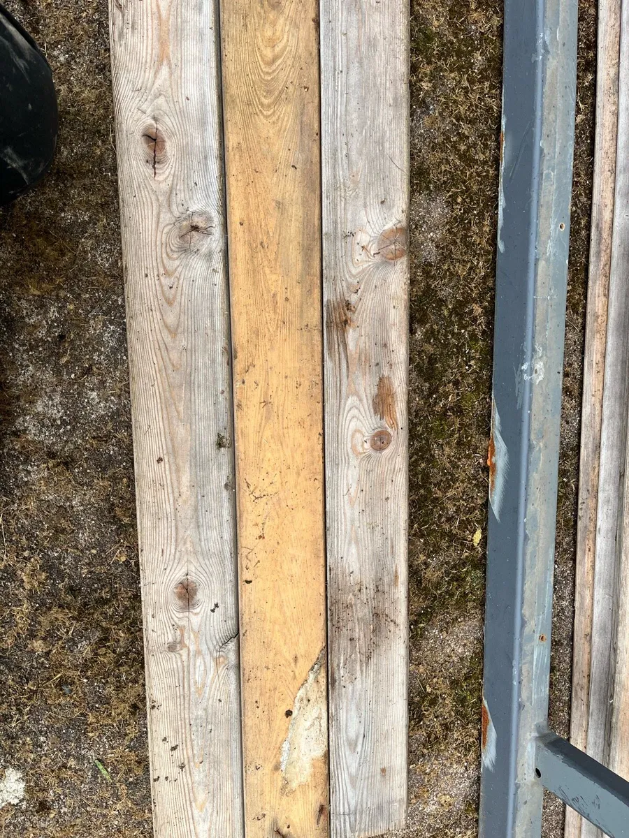 LARCH CLADDING.  85mm wide. DOUBLE BEVEL (not T&G) - Image 1