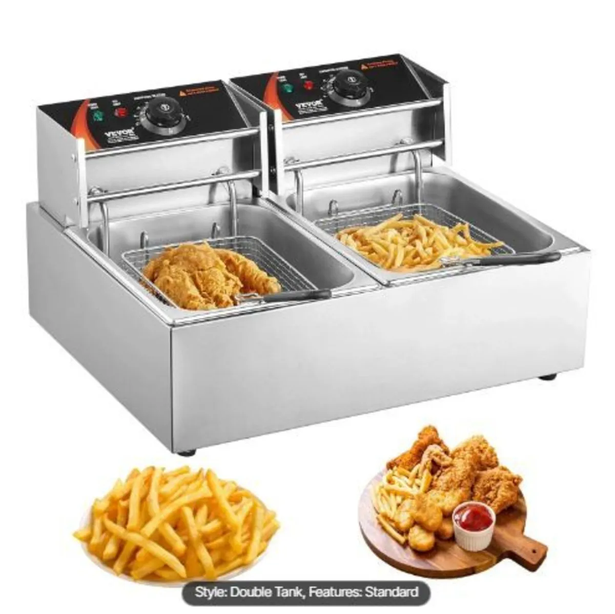 Commercial Electric Deep Fryer, 24L Large - Image 3