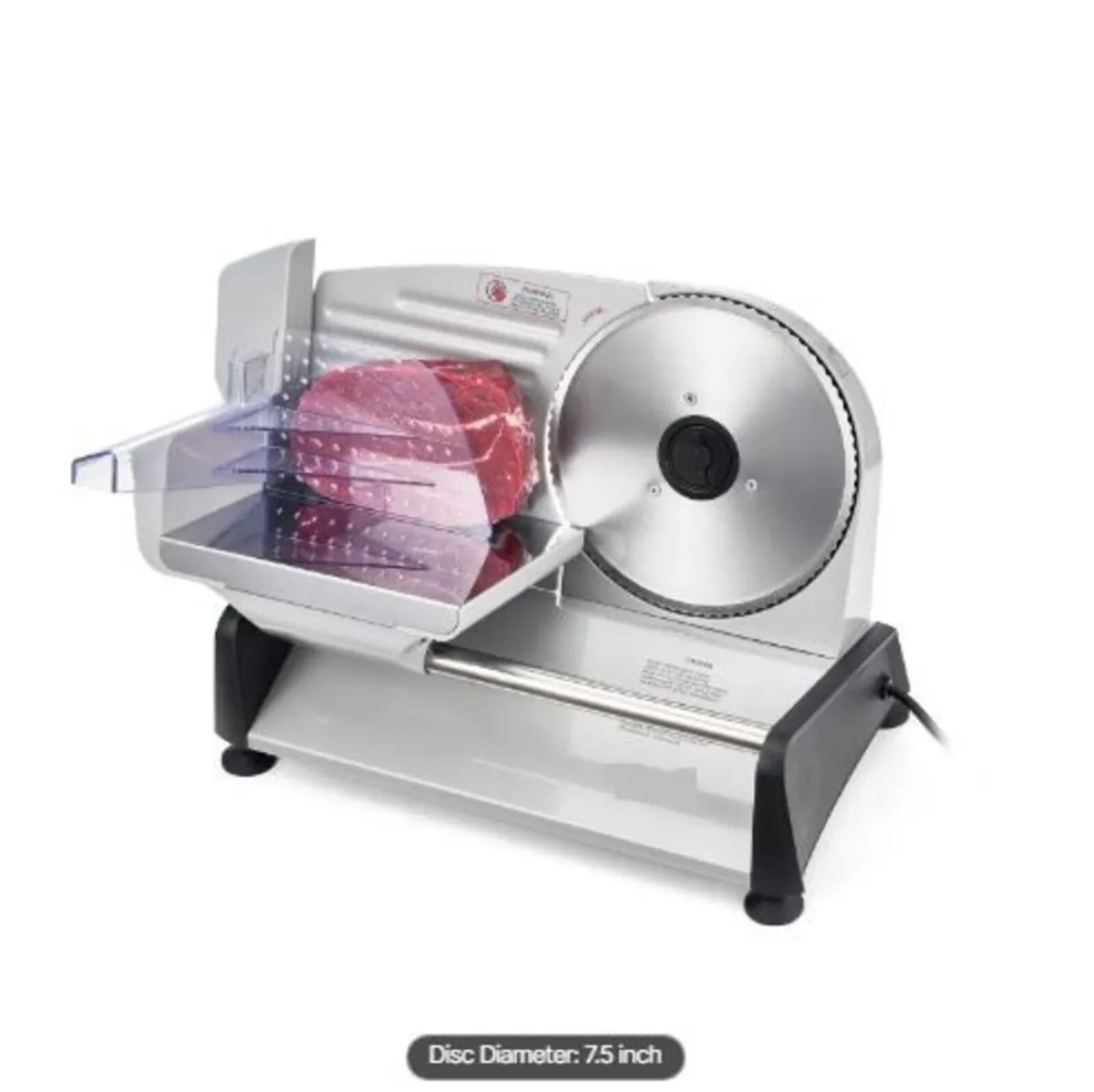 Meat Slicer, 200W Electric Deli Slicer Machine - Image 4