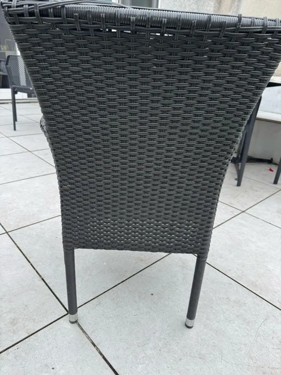 garden chairs x 4 - Image 1