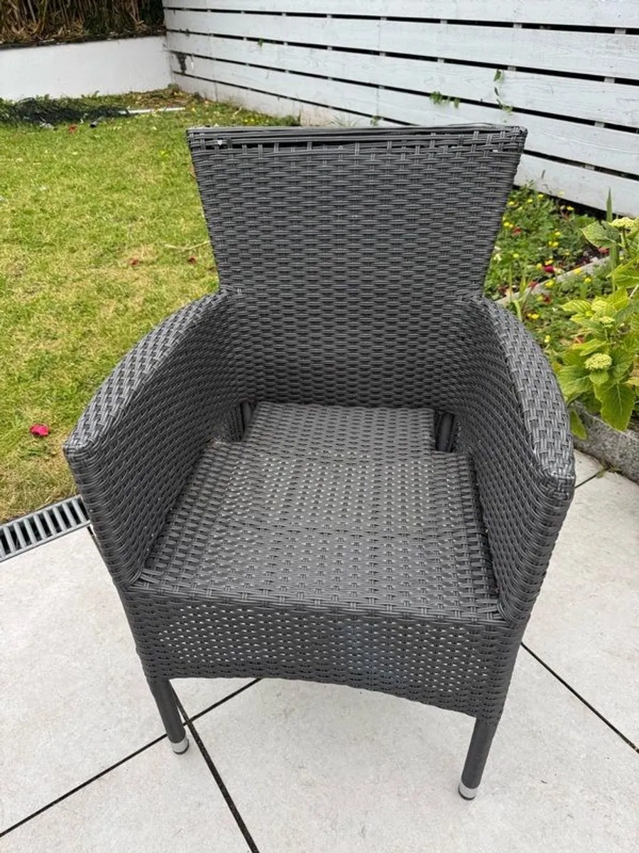 garden chairs x 4 - Image 2
