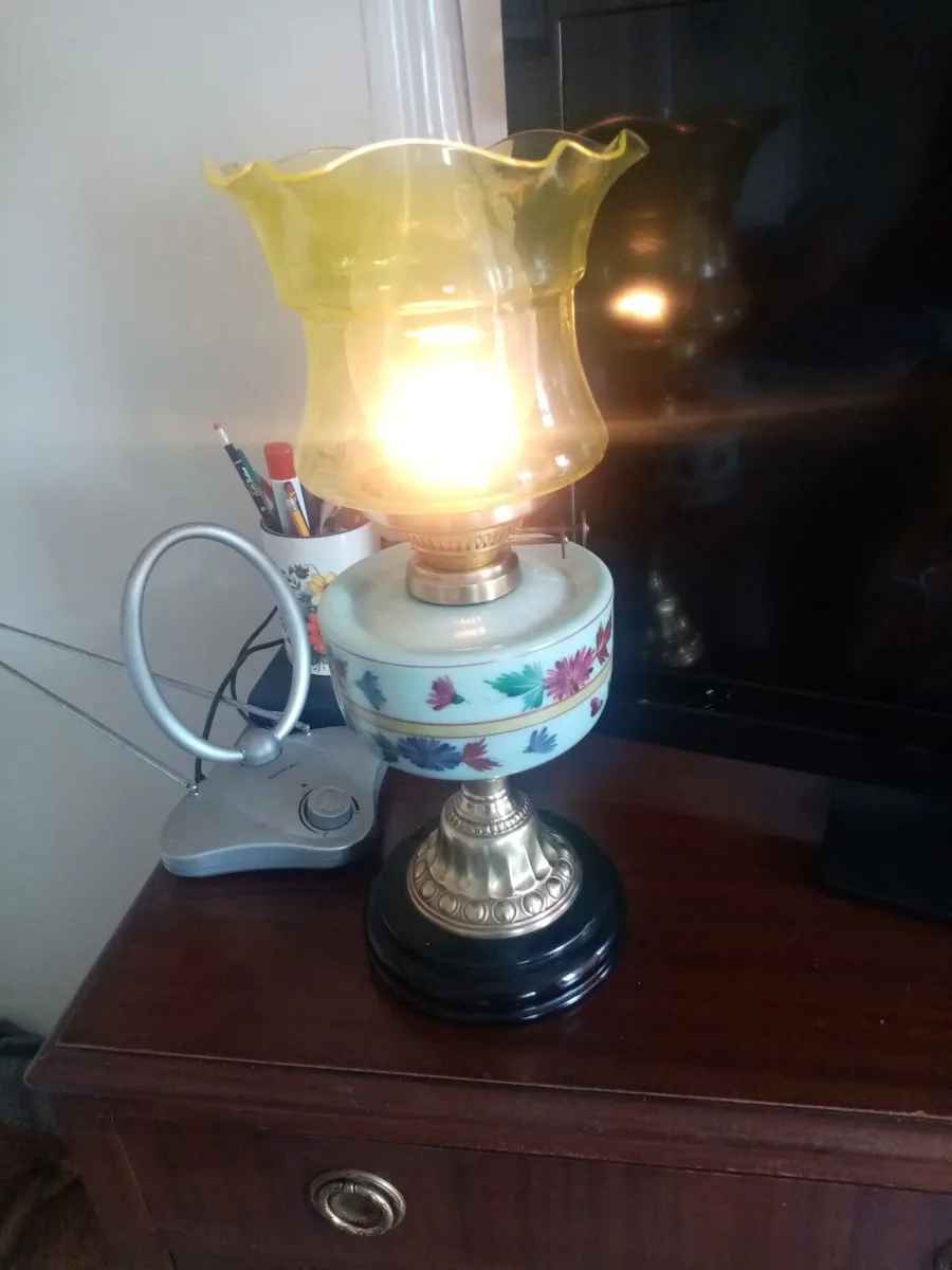Vintage oil Lamp, Butter churn - Image 2