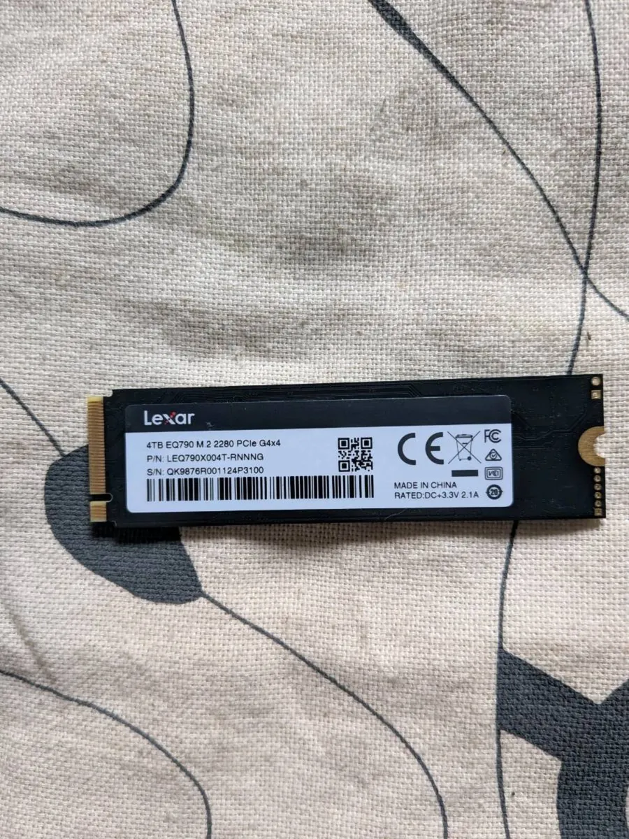 Lexar EQ790 4TB SSD - Brand new - price firm - Image 2