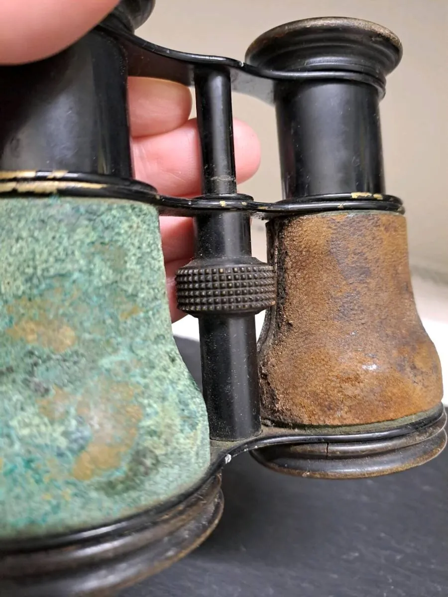 Antique French Jumelle Elliptique Opera Glasses - Image 4