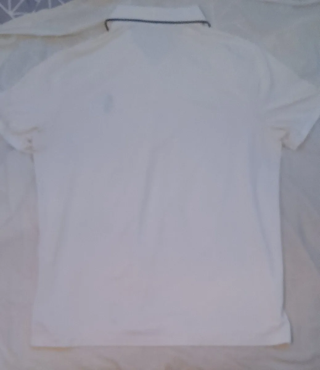 Polo Golf Ralph Lauren White Polo Shirt XL Navy - Image 3