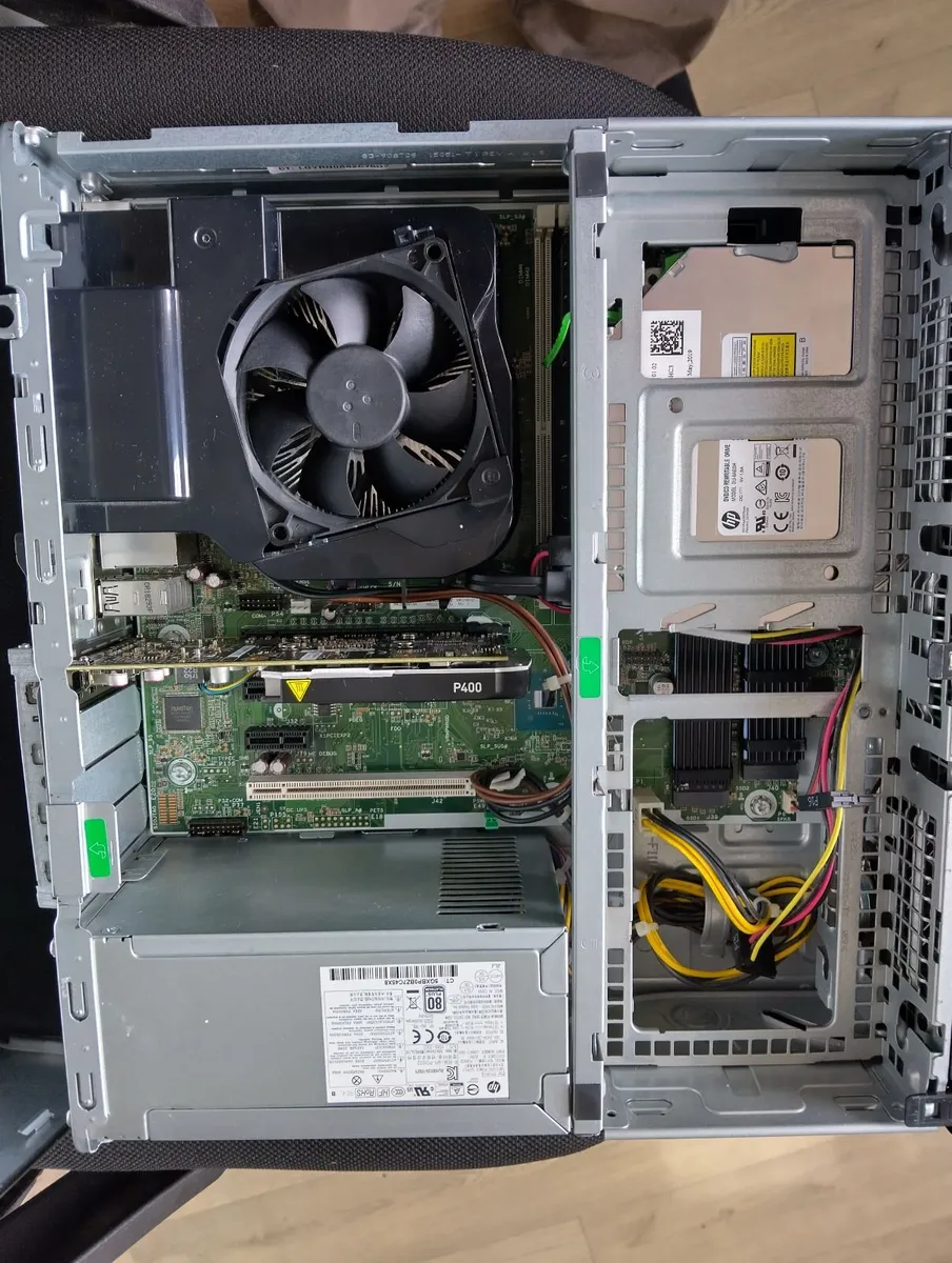 HP EliteDesk 800 G4 SFF (i5 8th Gen) and power cab - Image 3