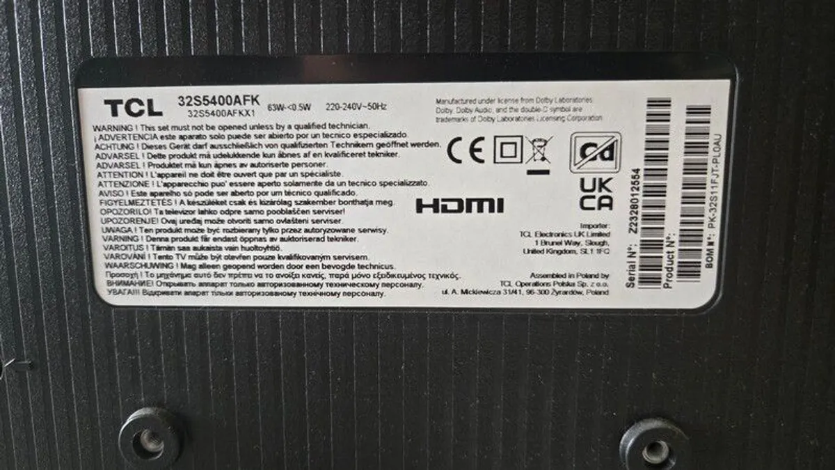 Tcl 32" Tv - Image 4