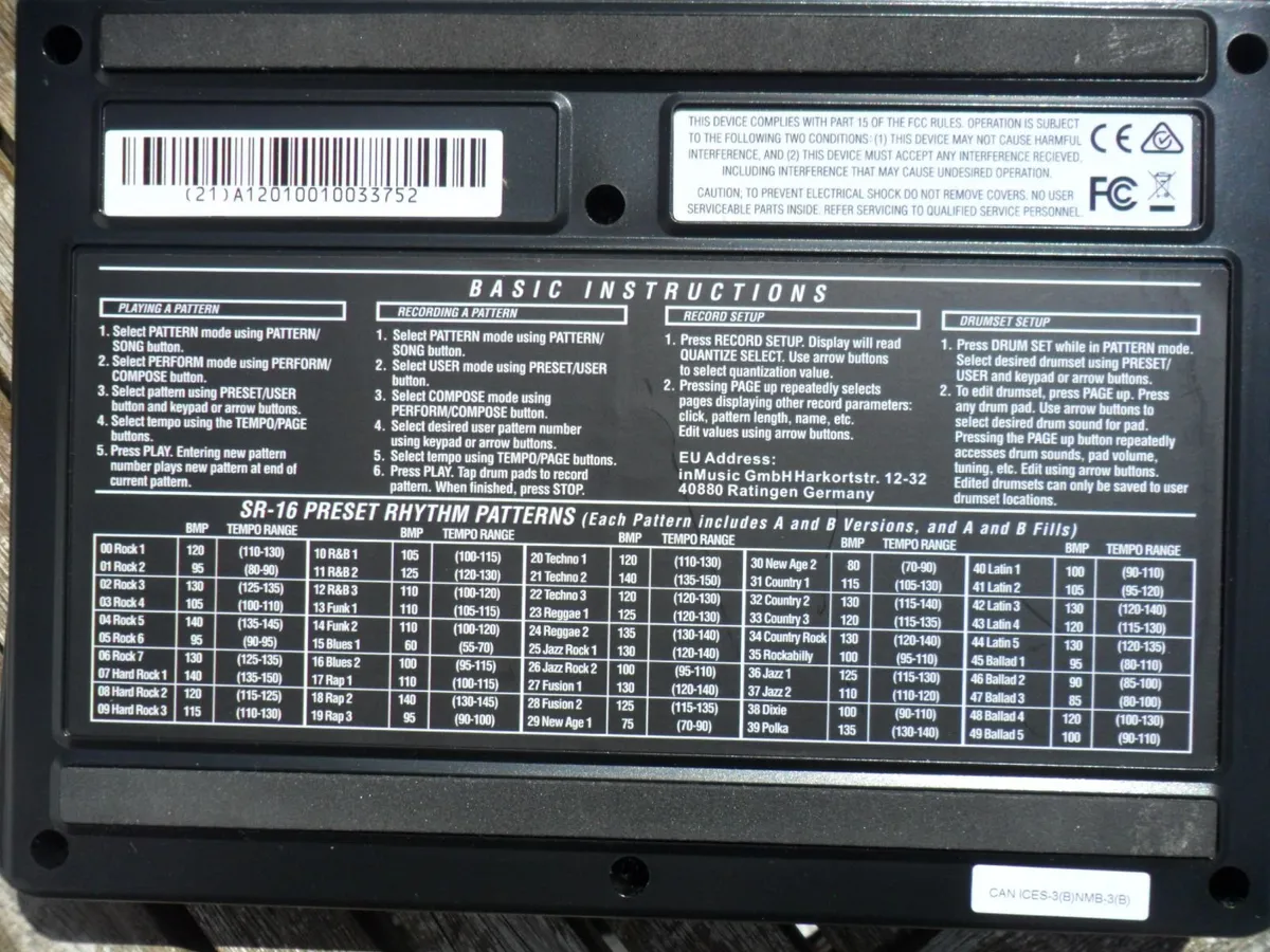 Drum Machine Alesis SR16 - Image 3