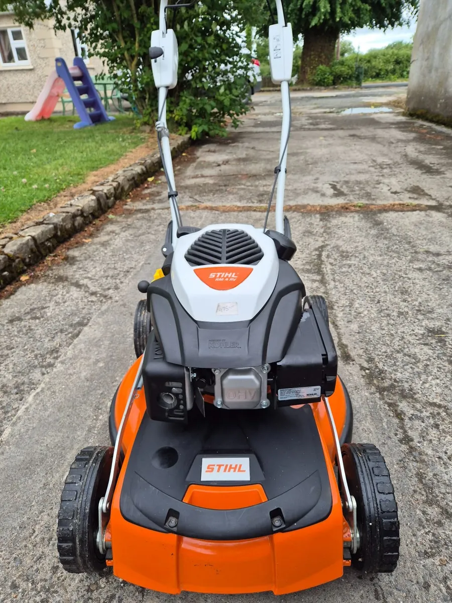 New STIHL RM 4 RV petrol mulching lawnmower - Image 1