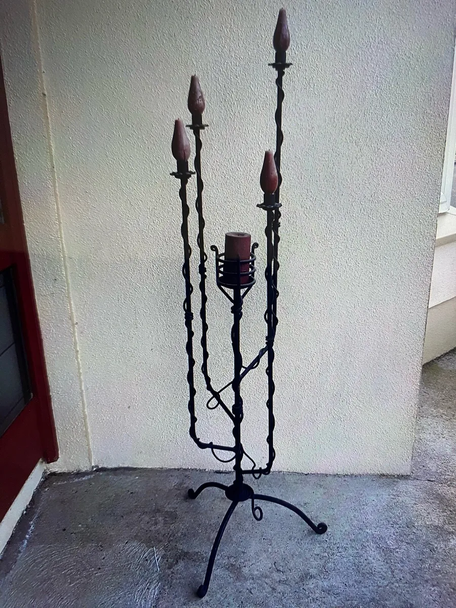 Bespoke Halltable , mirror and candle holder stand - Image 3