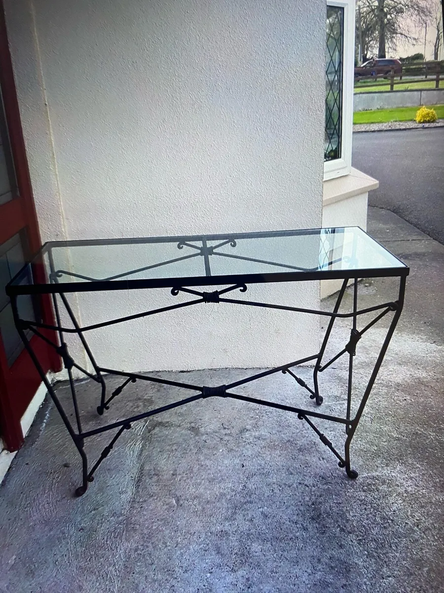 Bespoke Halltable , mirror and candle holder stand - Image 4