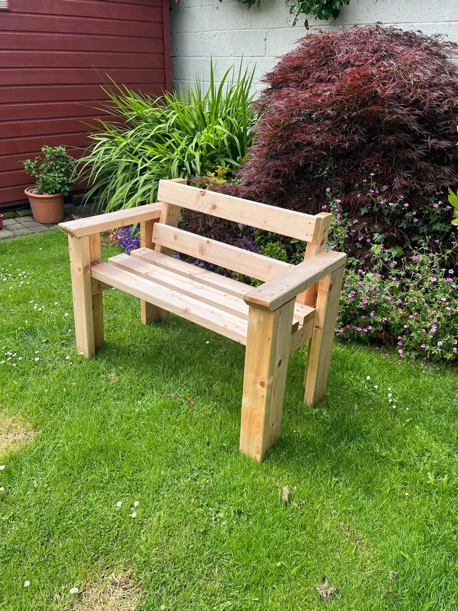 Handmade Garden Bench - Image 1