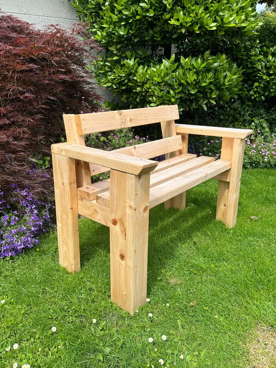Handmade Garden Bench - Image 2