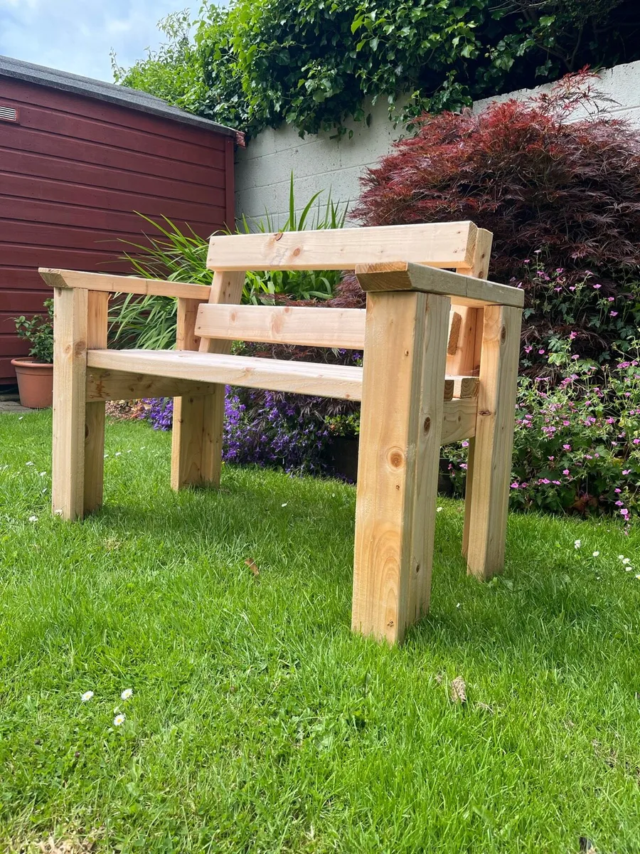 Handmade Garden Bench - Image 3