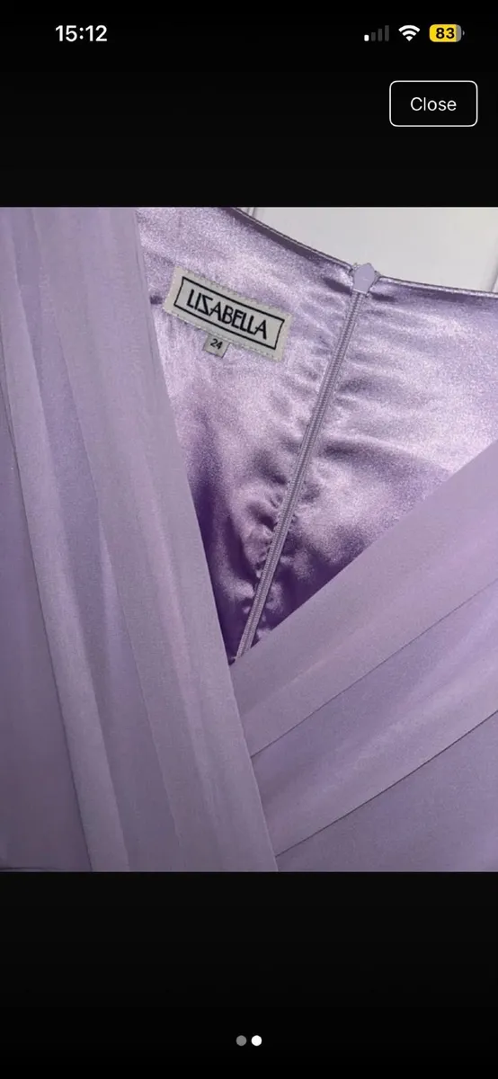 Lisa Bella Lilac Dress - Image 2