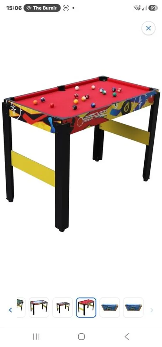 4ft games table - Image 3