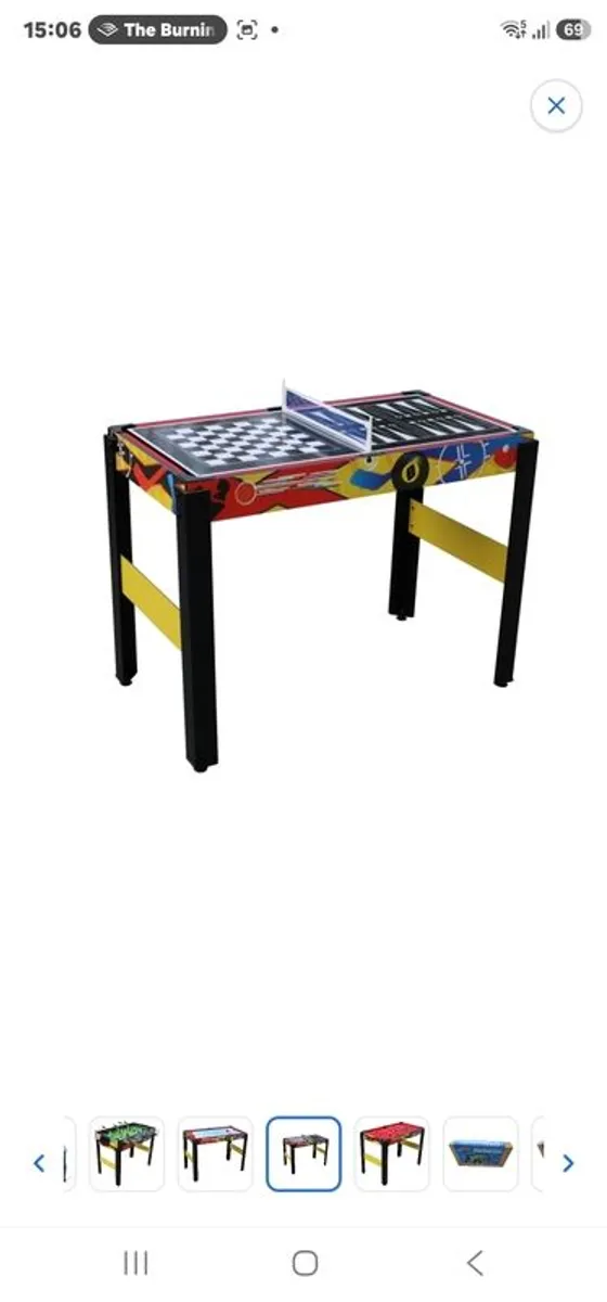 4ft games table - Image 4