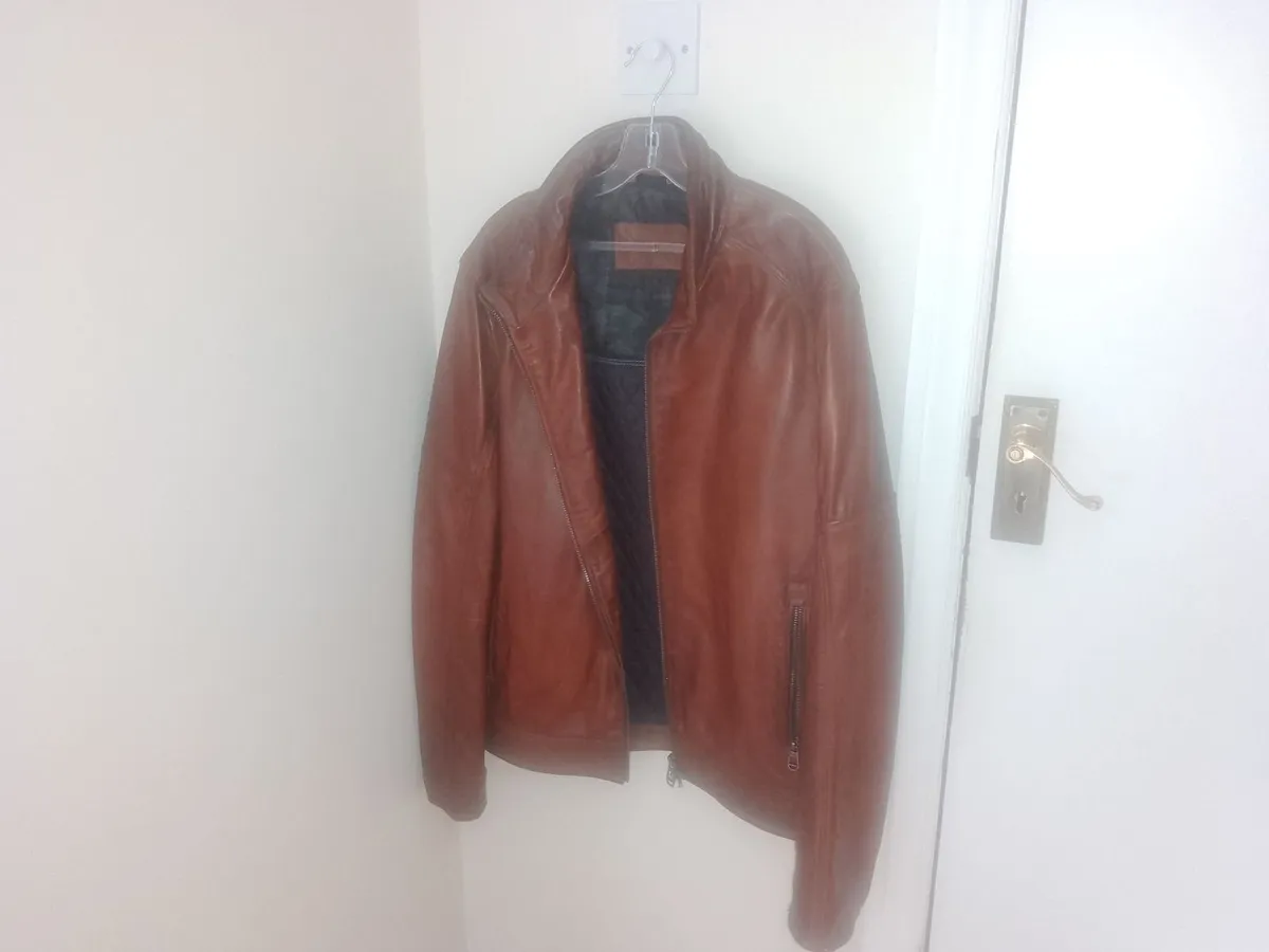 NEW MILESTONE JENTS LEATHER JACKET - Image 1