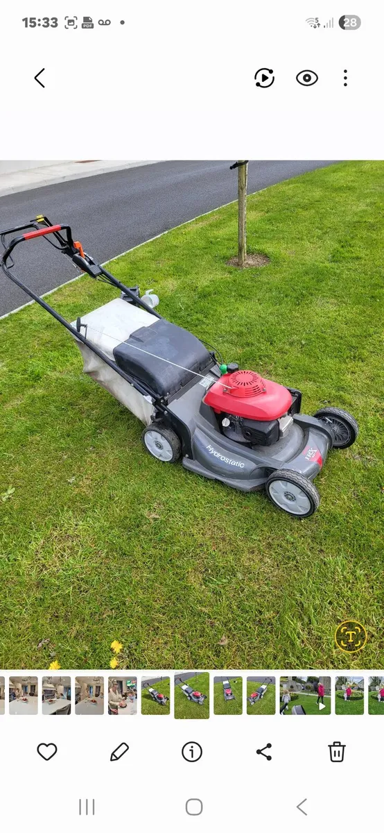Honda variable speed lawnmower - Image 2