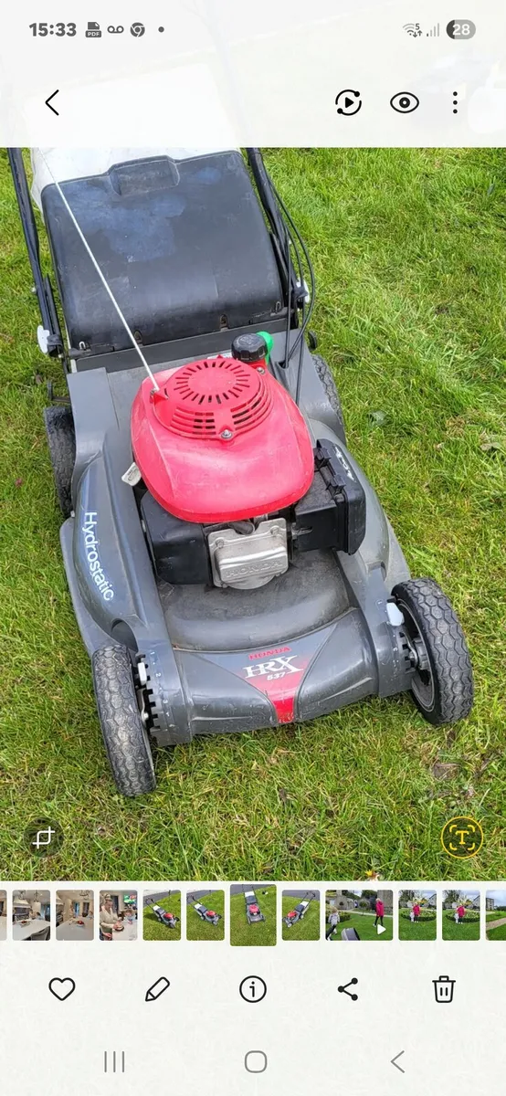 Honda variable speed lawnmower - Image 1