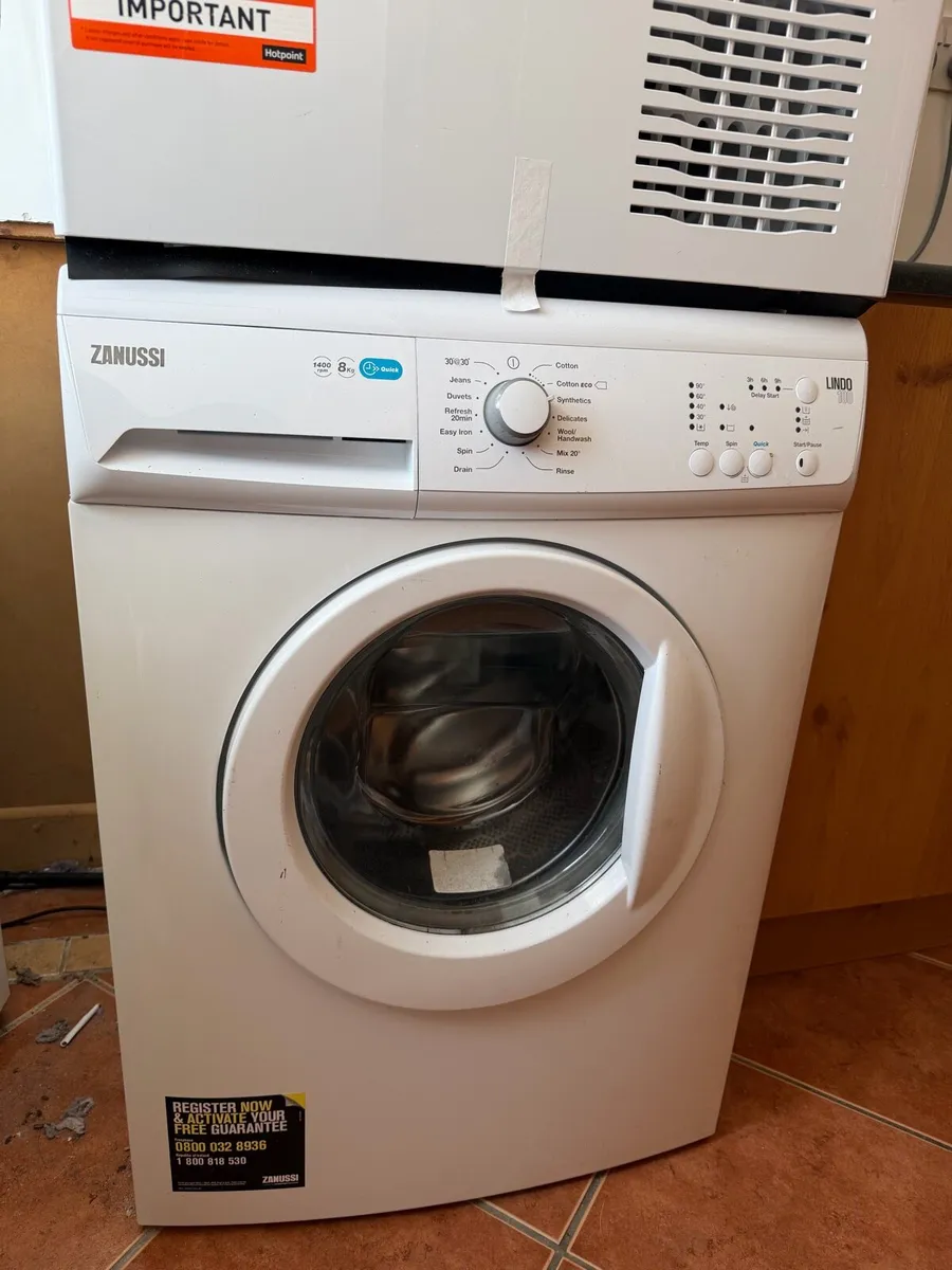 Zanussi washing machine 8kg - Image 1