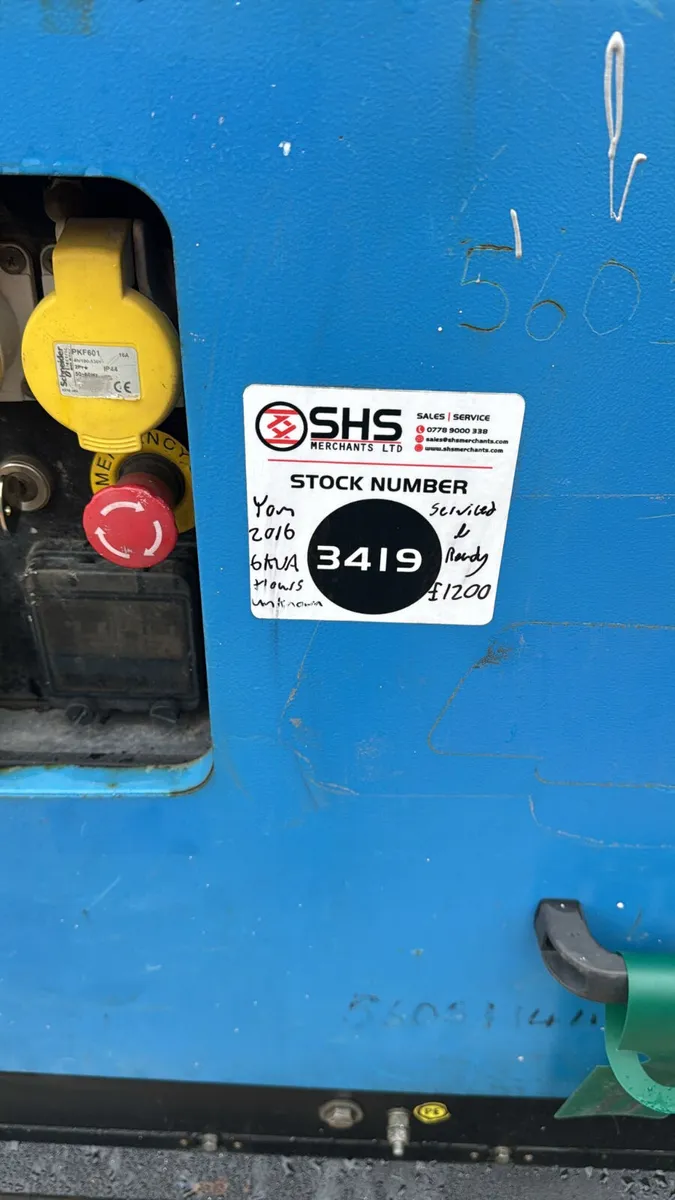 Pramac 6 KVA Generator - Year 2016 - Image 4