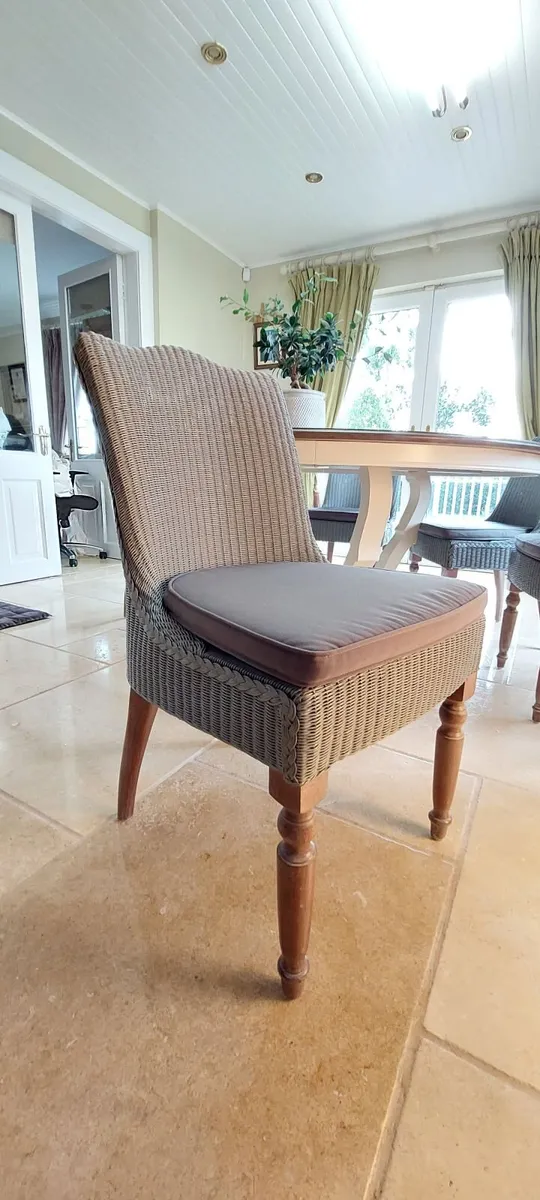 Dinning table and six chairs - Image 3