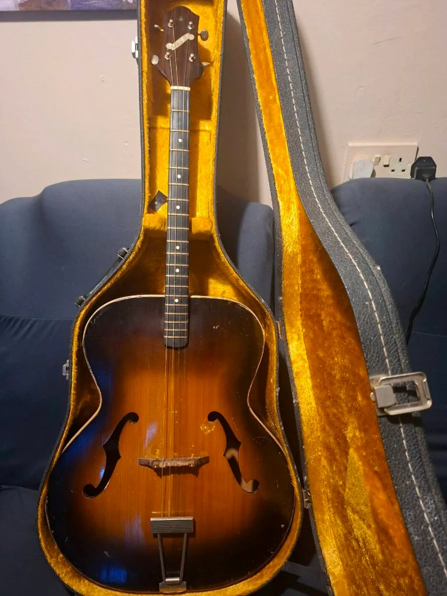 Rare 1930's Gretsch Jumbo Archtop Tenor Acoustic - Image 3