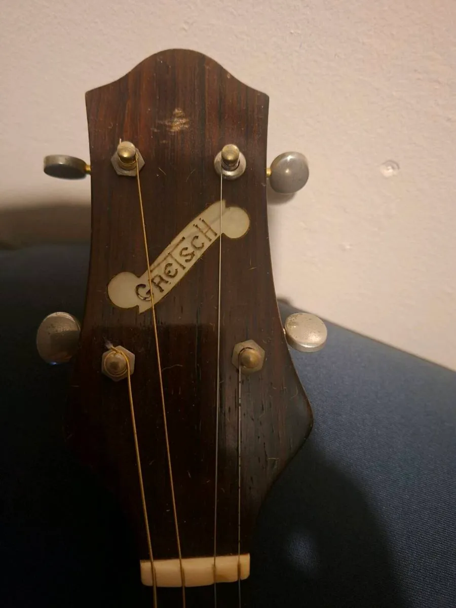Rare 1930's Gretsch Jumbo Archtop Tenor Acoustic - Image 4