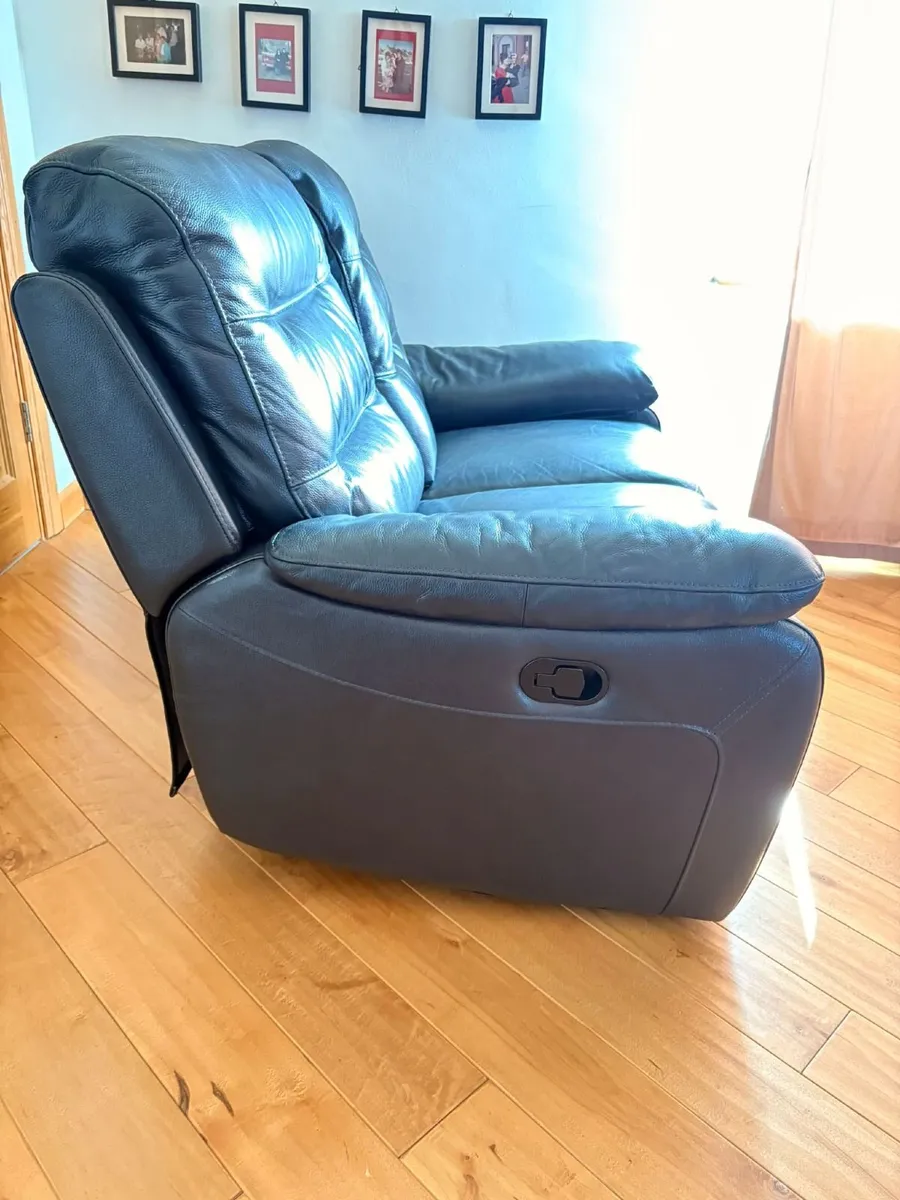 2-seater PU leather recliner sofa - Image 3