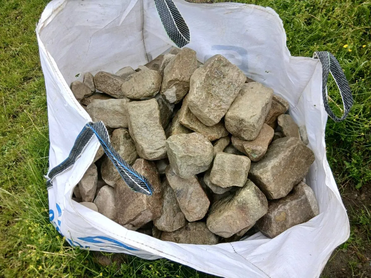 4 bags of Tumbled Tipperary Cream Building Stone - Image 3