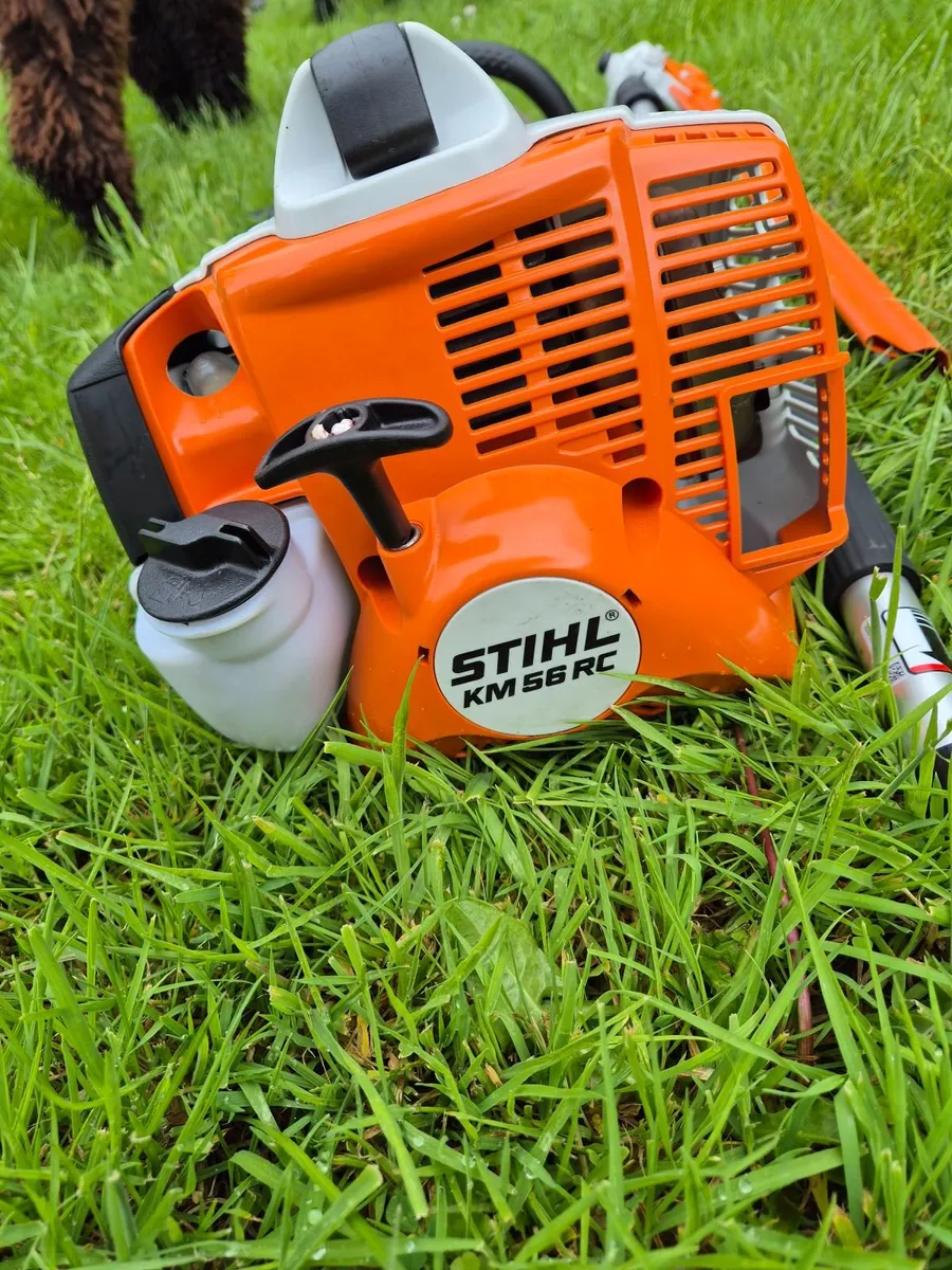 New STIHL KM 56 RC KombiEngine with 2 Attachments - Image 3