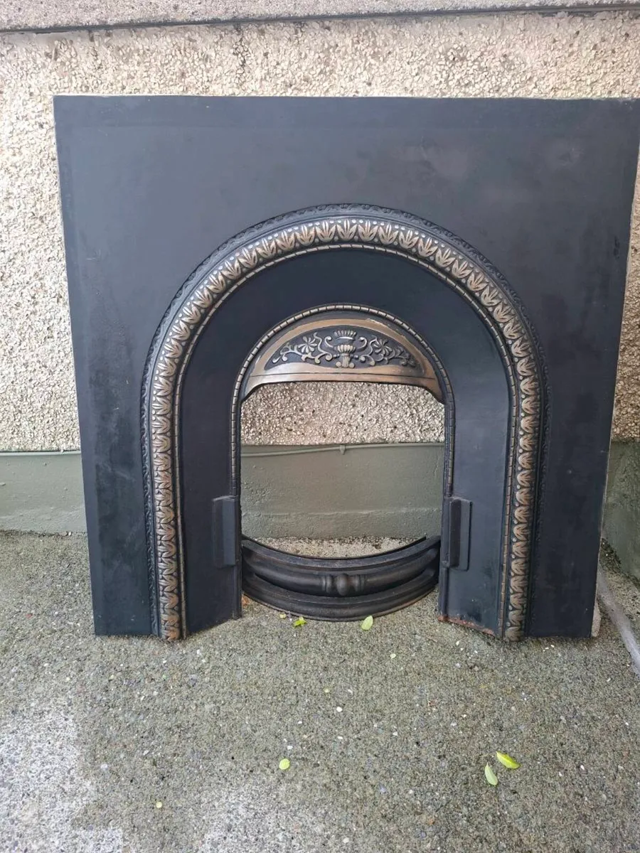 Fire place steel incert