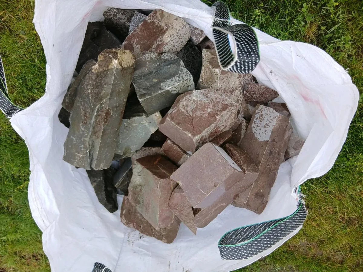 1 mixed bag of Armagh Pink & Grey Limestone - Image 2