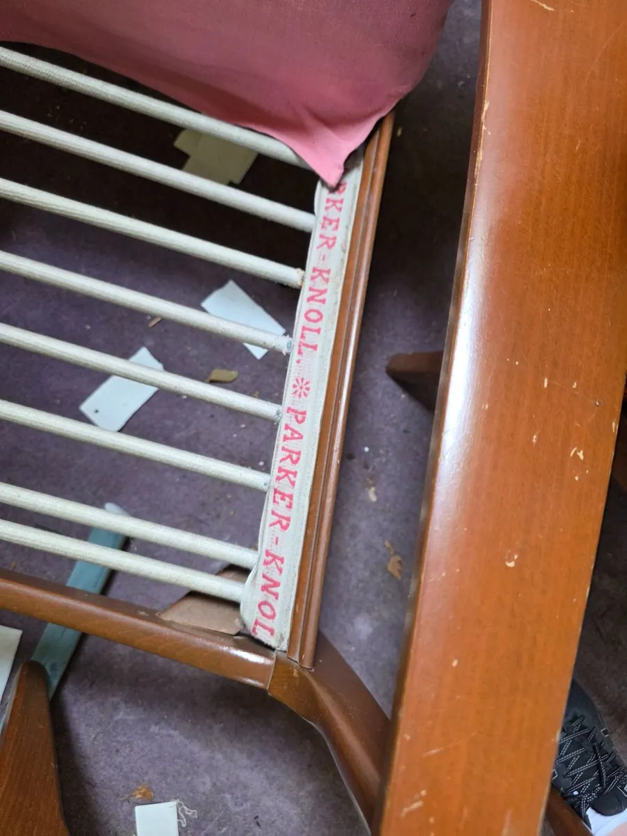 Parker Knoll Armchairs for refurbishment - Image 3
