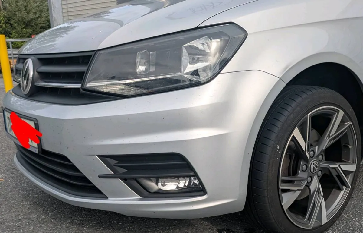 VW Caddy front bumper 2016-2020 colour code LA7W - Image 2