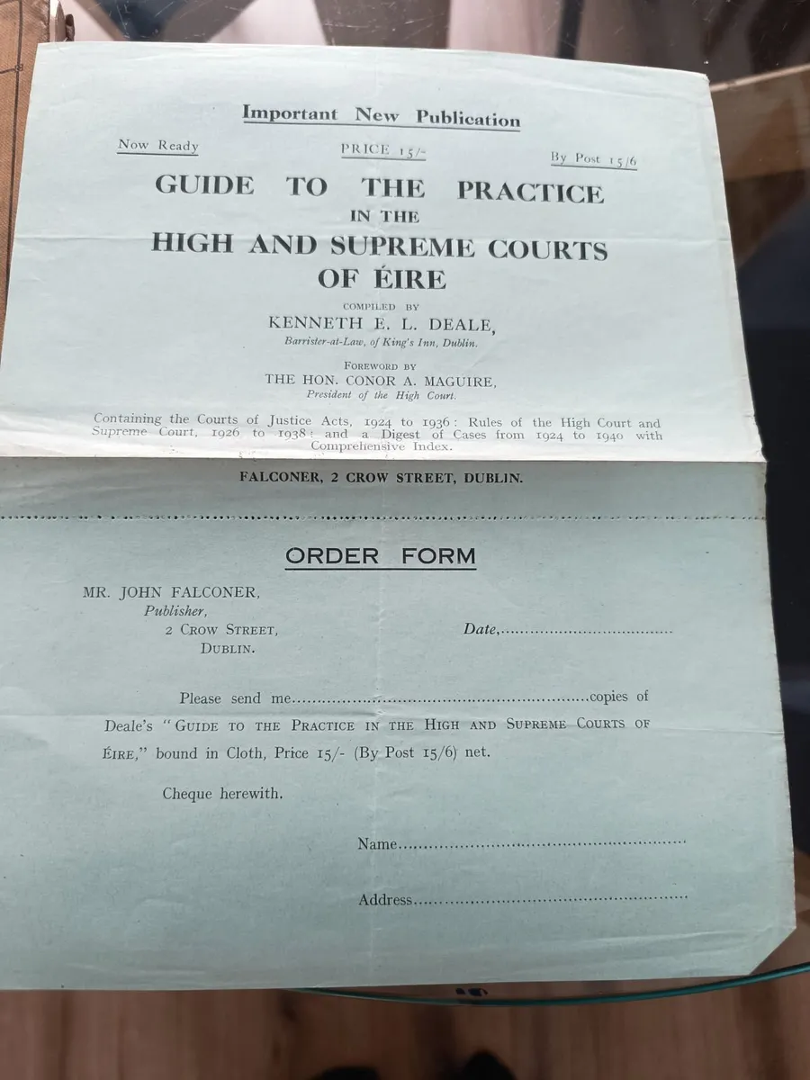 Irish digest book 1919-28 - Image 2