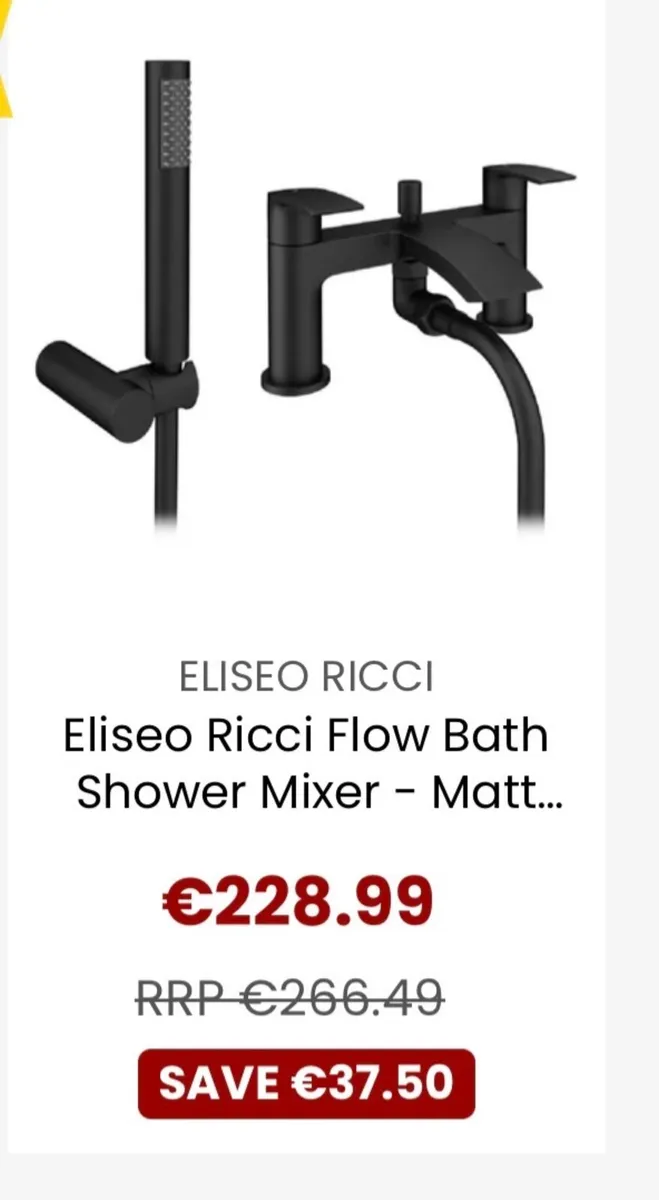 Eliseo Ricci Flo bath mixer tap - Image 1
