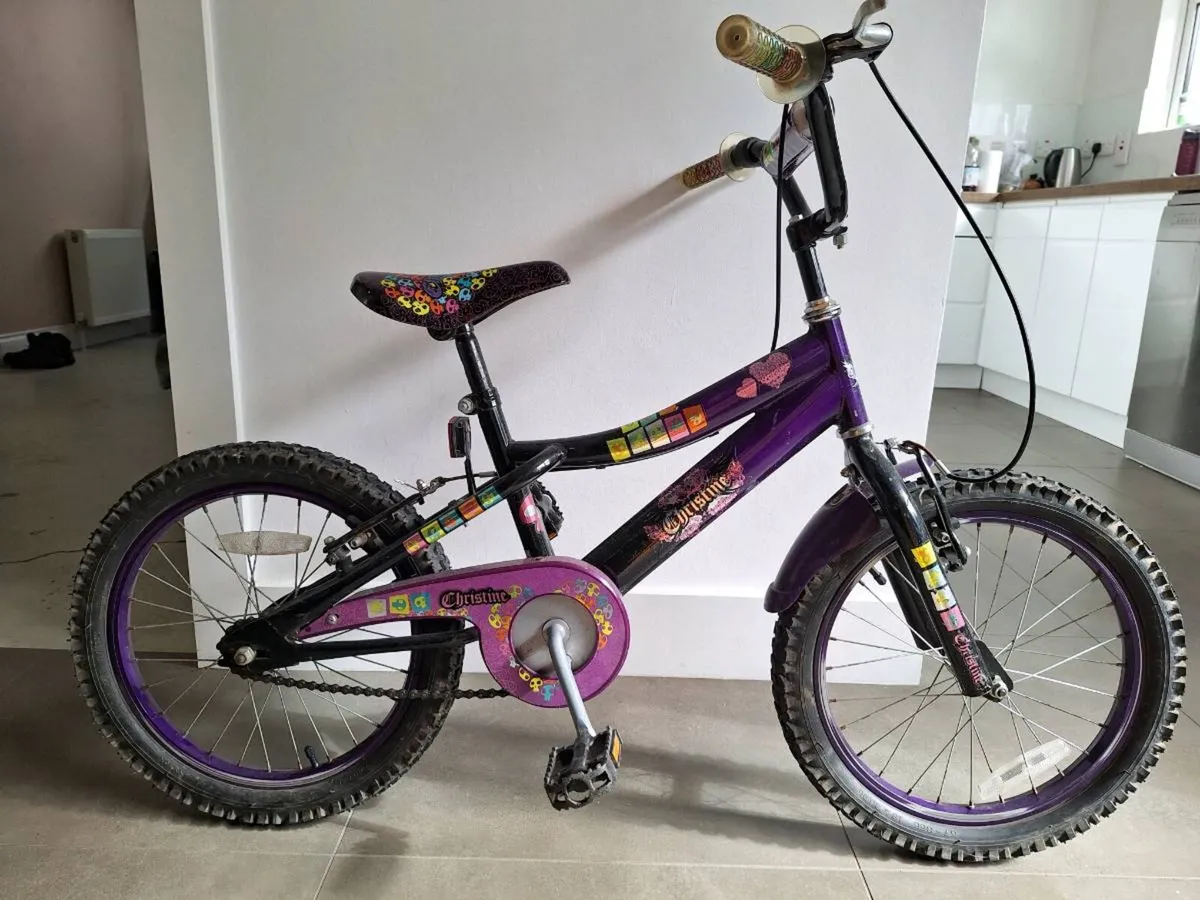 Kids Bike 18 inch Purple