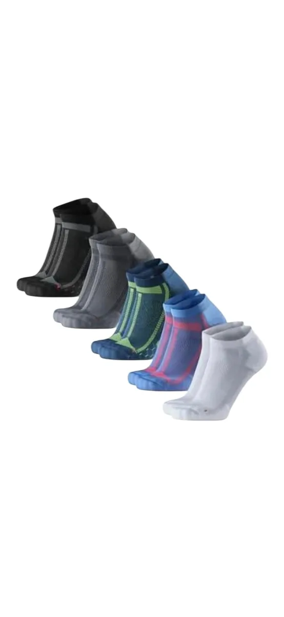 Danish Endurance, 5xLow-Cut Running Socks UK 9-12 - Image 1