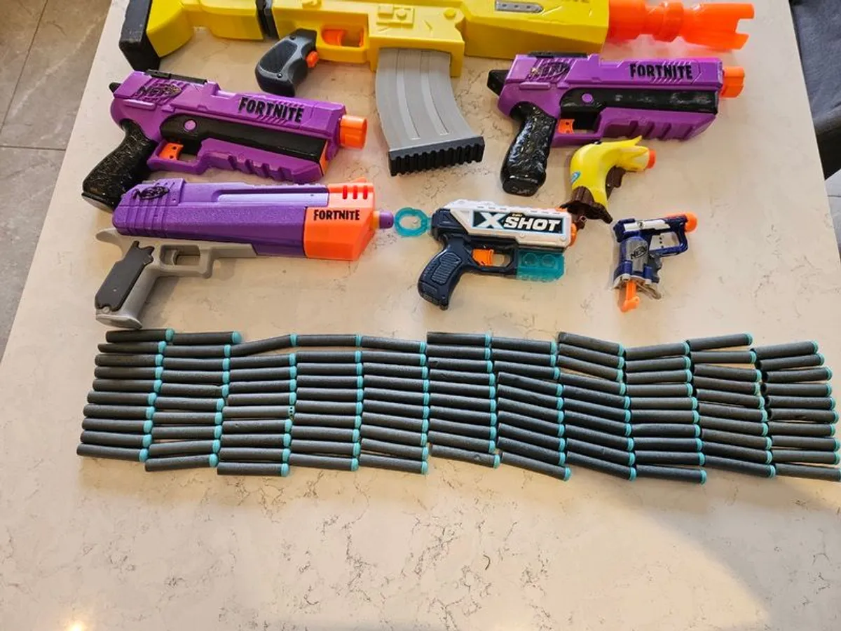 Large Nerf - X-Shot Bundle - Fortnite + Doominator + Loads of Darts - Image 4