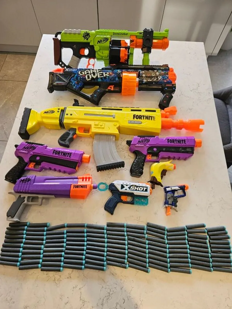 Large Nerf - X-Shot Bundle - Fortnite + Doominator + Loads of Darts - Image 1
