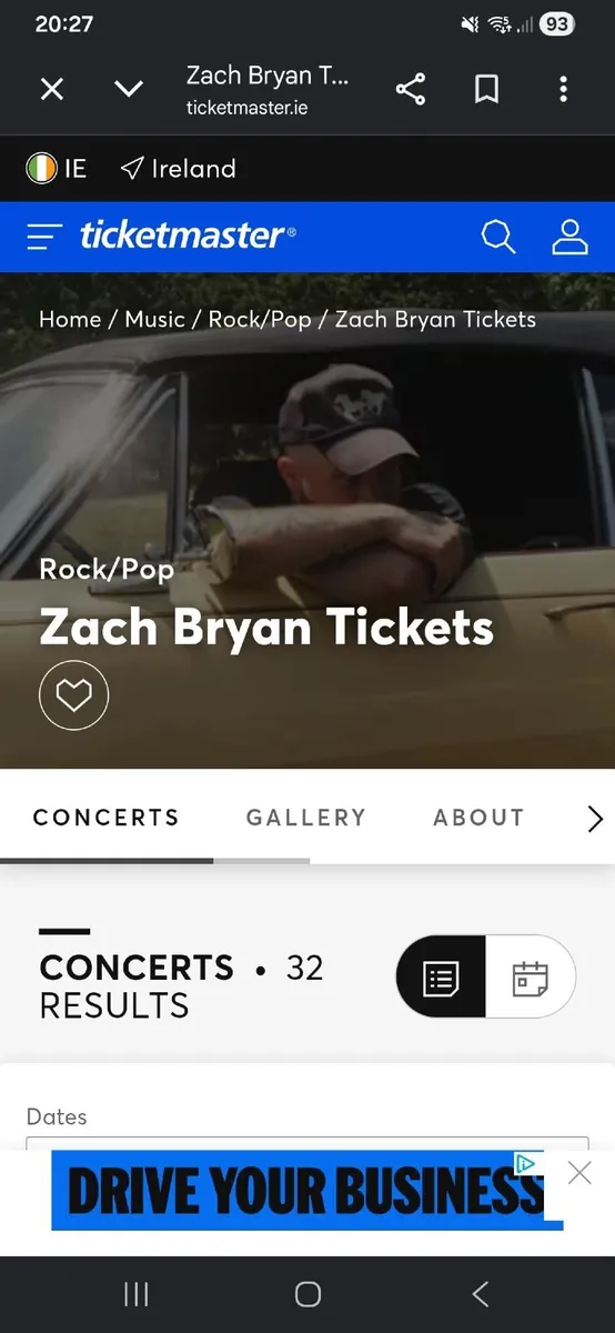 2 Zach bryan tickets - Image 2