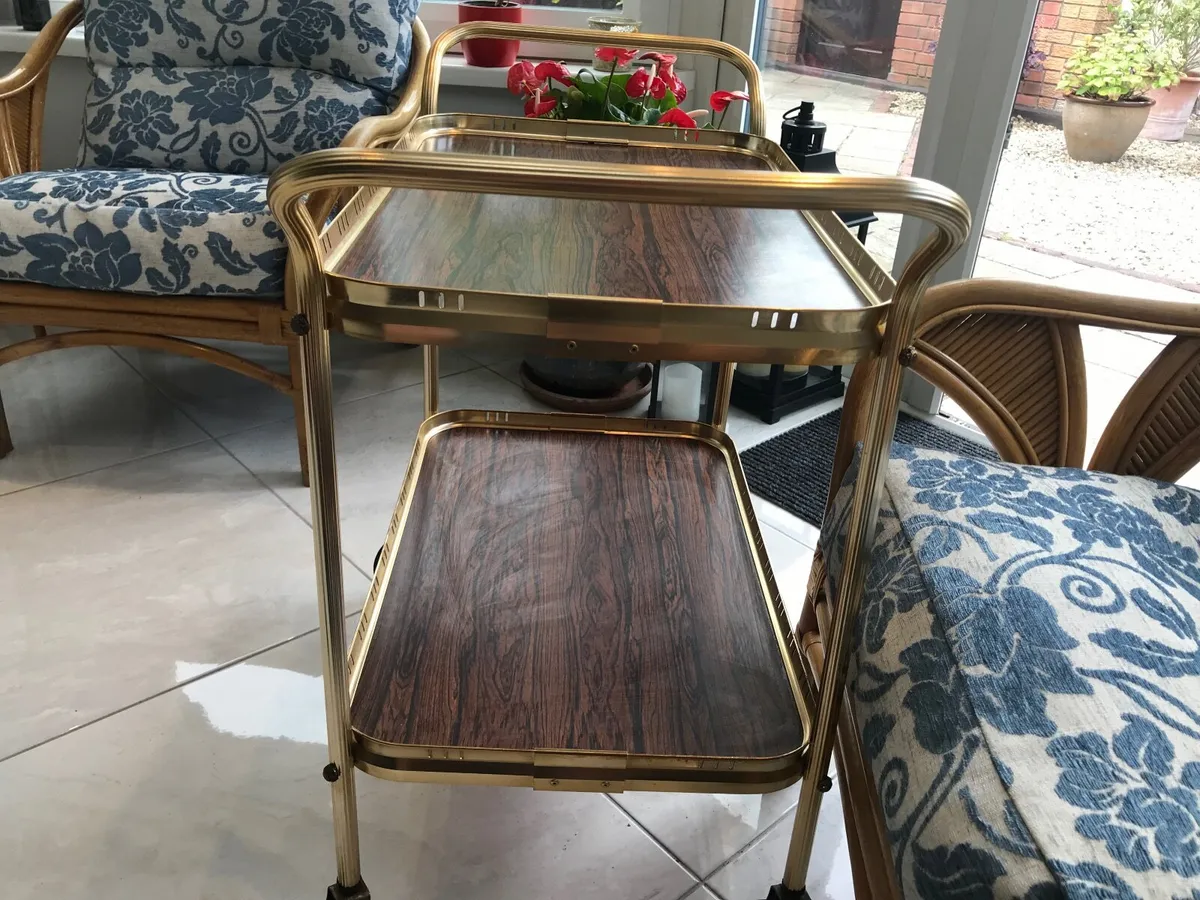 Vintage Drinks Trolley - Image 2