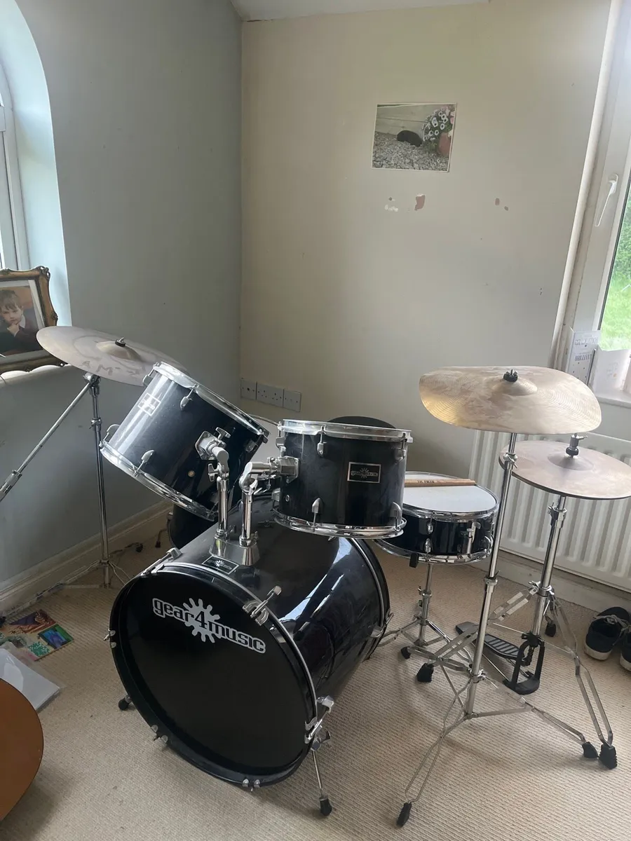 Gear 4 Music Full Drum Kit - Image 1