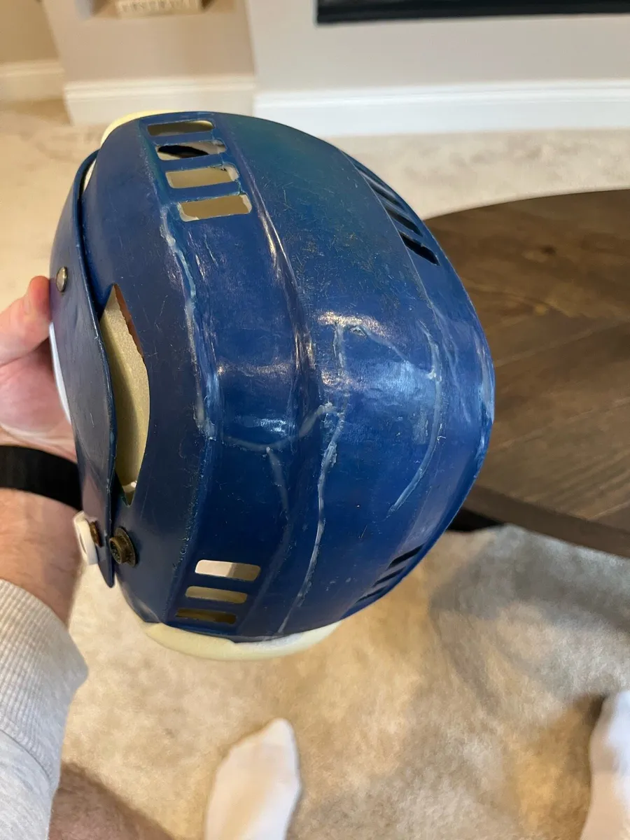 Blue oldstyle cooper helmet - Image 4