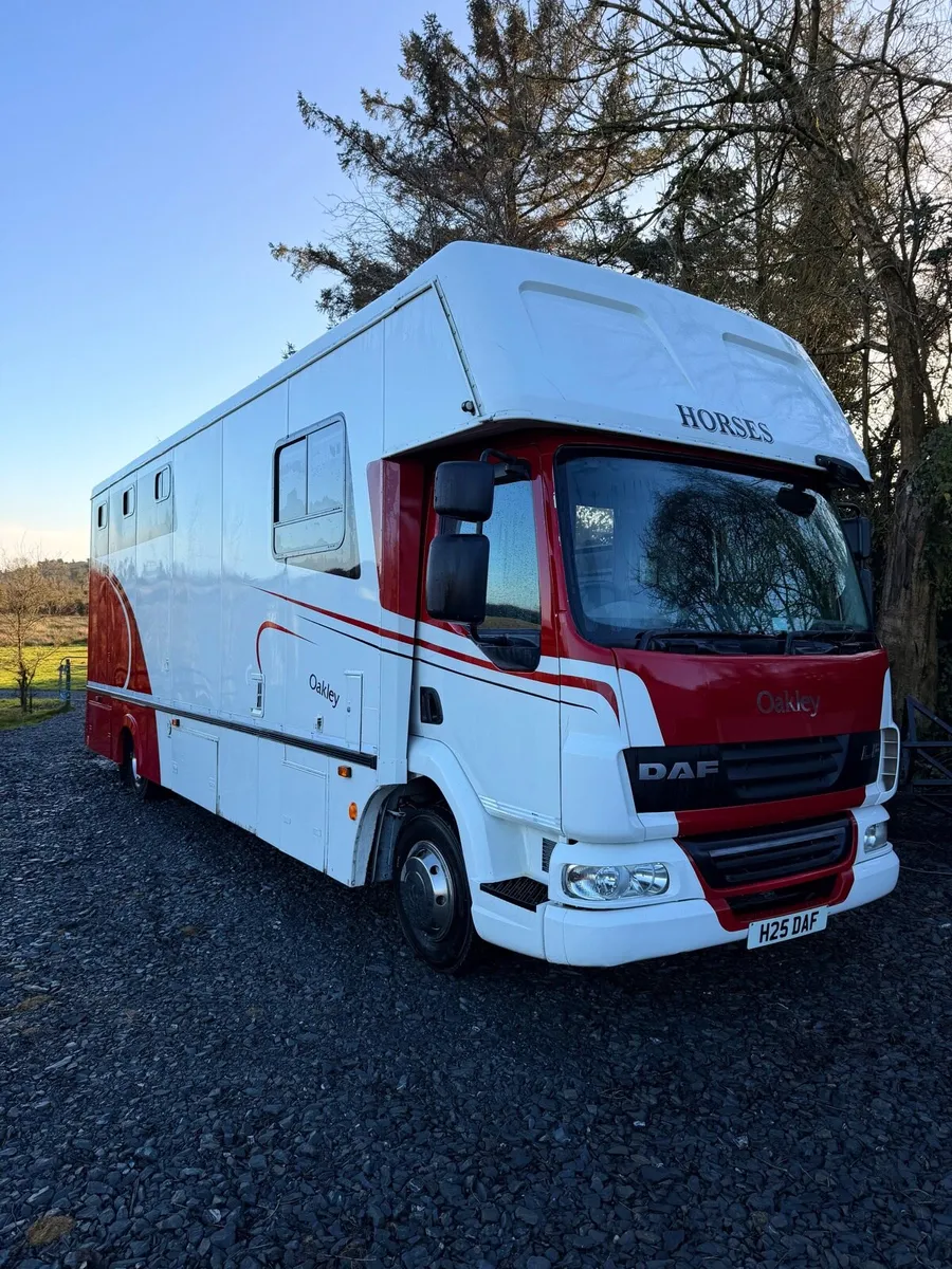 2012 DAF LF45 12 TON OAKLEY HORSEBOX - Image 1